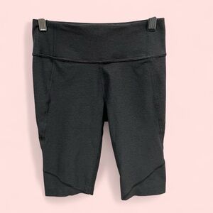 Outdoor voices charcoal gray long bike shorts yoga hike bike workout